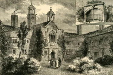 A Fishmongers Almshouses 1850-ben, c1878.