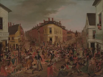 Az öt pont, kb. 1827.