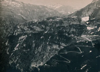 A Flaam-völgy, Vatnehalsen felé nézve, 1914.
