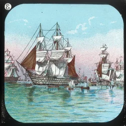 The Flotta at Spithead, 1853, c1900.