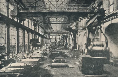 A Swindon Works öntöde, 1917