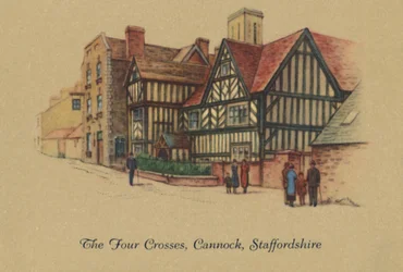 The Four Crosses, Cannock, Staffordshire, 1939