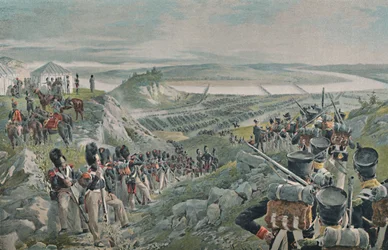 A francia hadsereg átkel a Niemenen, 1812, 1896