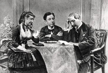 A francia császári család száműzetésben, Chislehurst, Kent, 1871-1873