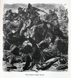 A franciák elfoglalják Milánót, 1882