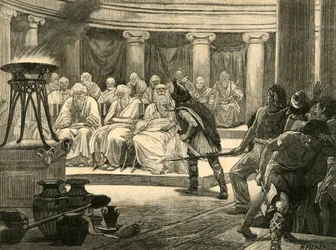 A gallok Rómában, 1890.
