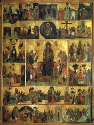 A Szűz dicsőítése, Akatista Himnusz a Legszentebb Theotokoshoz, 14. század