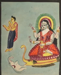 Ganga istennő, 1800-as évek.