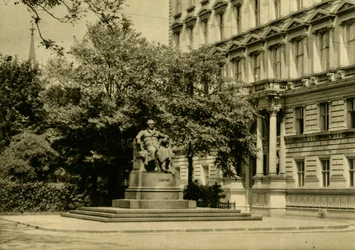 A Goethe-emlékmű, Bécs, Ausztria, c1935.