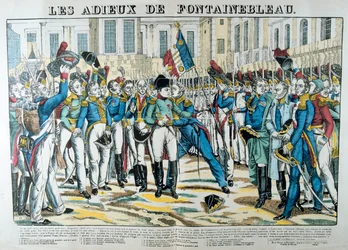 Fontainebleau búcsúja, 19. század.
