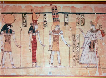 A Nagy Harris-papirusz, Thébából, Egyiptomból, IV. Ramszesz uralkodása, ie 1200 körül