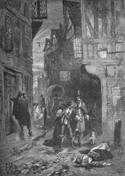 A nagy pestis: jelenetek London utcáin, 1665-1666 1905