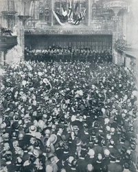 A Nagy Toborzó Találkozó a Londoni Guildhallban, 1914