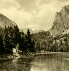 A Grüner See, Stájerország, Ausztria, 1935.