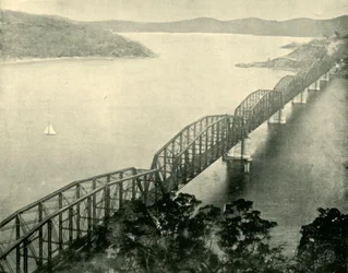 A Hawkesbury Bridge, Új-Dél-Wales, 1901.