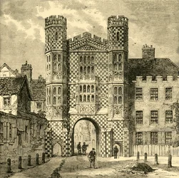 A Holbein Gateway, Whitehall, 1881.
