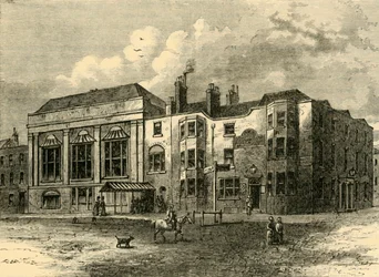 A Horns Tavern, Kennington, 1820-ban, 1878 körül.