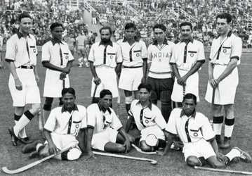Az indiai jégkorong-válogatott, aranyérmesek, berlini olimpia, 1936