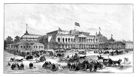 A nemzetközi kiállítás, Dublin, Írország, 1865