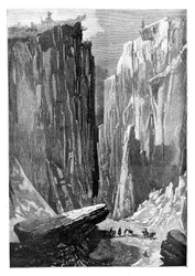 A Vaskapu szennyeződése a Karshi-Derbent útvonalon, Afganisztán, 1895
