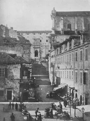 A jezsuiták temploma és a katonai kórház, Ragusa, 1913