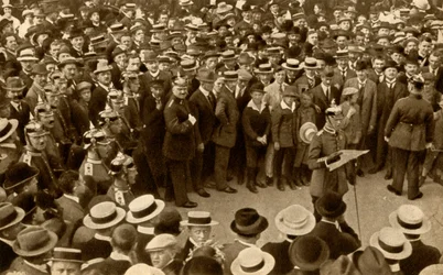 A Kaisers hadüzenet Nagy-Britannia ellen...Berlin, Németország, 1914. augusztus 4., 1933.