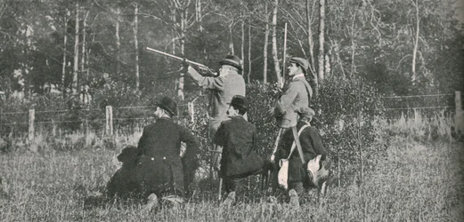 A király lövöldözése a Sandringham-rezervátum felett, 1900-as évek, 1910.