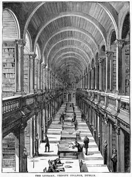 Könyvtár, Trinity College, Dublin, 19. század