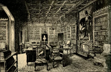 Az Abbotsfordi Könyvtár, 1882.
