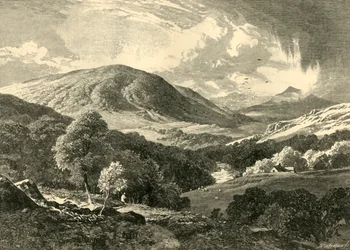 A Lledr-völgy, 1898.