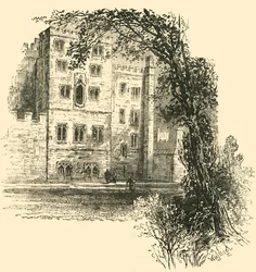 A Lollards-torony, Lambeth-palota, 1878.