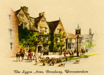 The Lygon Arms, Broadway, Worcestershire, 1936.