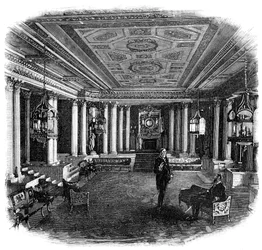 Márványterem, Buckingham-palota, 1900