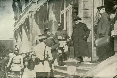 A brit és francia hadügyminiszterek találkozója, 1915, 1919.