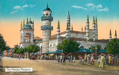 A Rangoon mecset, 1888