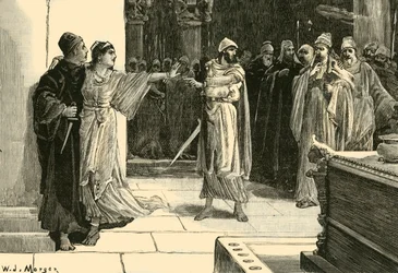Cyrus anyja, aki megmenti az életét, 1890.