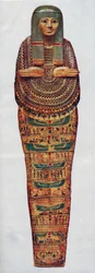 Egy Ammon-Ra papnő múmia esete Kr.e. 1600-ból, 1935