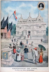 Holland-India pavilon az 1900-as egyetemes kiállításon, Párizs, 1900