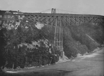 A Niagara konzolos híd, 19. század