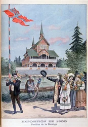 A norvég pavilon az 1900-as egyetemes kiállításon, Párizs, 1900