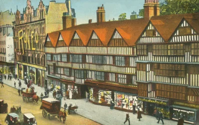 The Old Houses, Holborn, London, 1910.