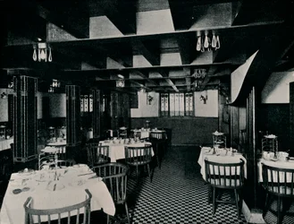 A régi konyha Miss Cranstons Tea House-ban, Argyle Street, Glasgow, 1906