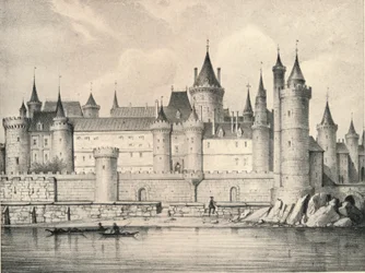 A régi Louvre 1670-ben, 1915-ben
