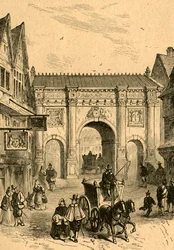 The Old Wooden Temple Bar, 1897.