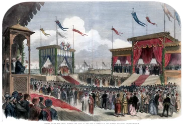A Szuezi-csatorna megnyitása, Port Said, Egyiptom, 1869. november 17