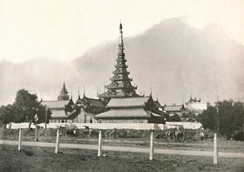 A palota, Mandalay, 1900.