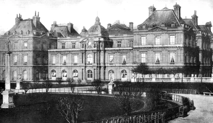 A luxemburgi palota, a francia szenátus otthona, Párizs, Franciaország, 1926