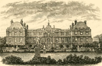 A luxemburgi palota, Párizs, 1890.