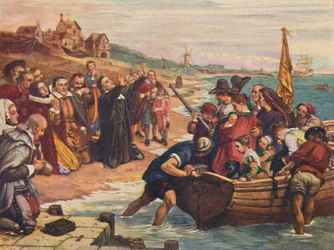 A zarándokatyák, 1916