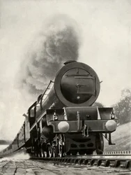 A Princess Royal, egy 4-6-2 típusú expressz motor az L.M.S. rendszer, 1935.